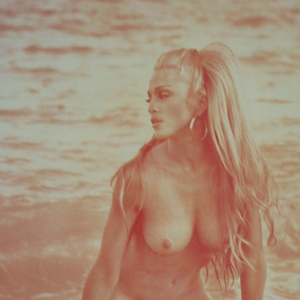 Mature 1990s Vintage Sexy Madonna Nude Print