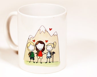 Personalized ceramic coffee cup cUp cOffee mug mugs Personalized ceramics breakfast breakfast Kitchen gift idea family dogs