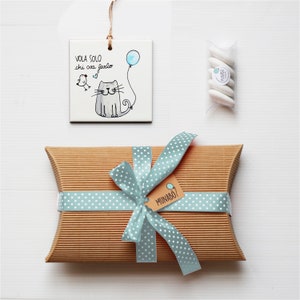 Bomboniere battesimo prima comunione cresima frasi illustrazione animali personalizzate ceramica mattonella piastrella originali