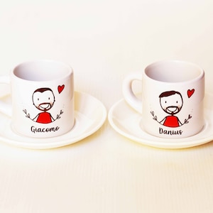 Tazzina da caffè personalizzata ceramica idea regalo originale immagine 5