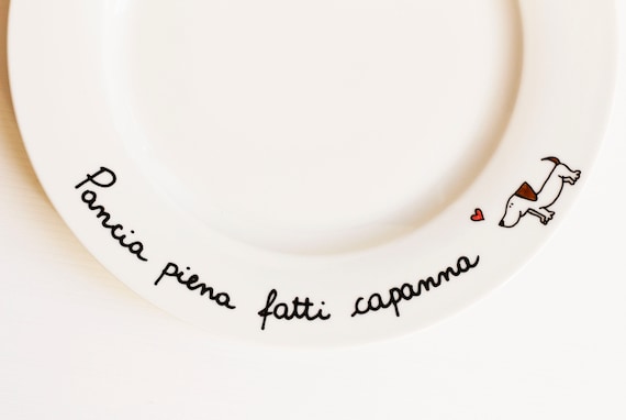 Piatti personalizzati decorati a mano