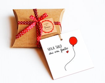 Baptism favors first communion confirmation phrases illustration animals personalized ceramic tile original tile