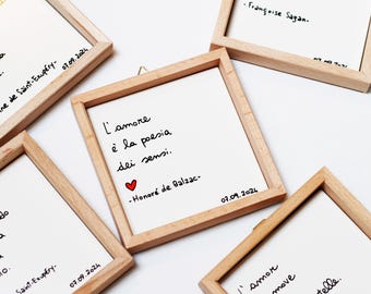 Baptism favors first communion confirmation phrases illustration animals personalized ceramic tile original tile