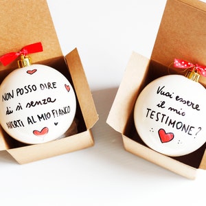 Pallina Natale personalizzata idea regalo bambina bambino mamma