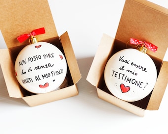 Personalized Christmas ball gift idea for girls, boys, and mothers