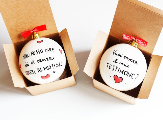 Personalized Christmas ball gift idea for girl, boy, mother