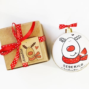 Doop gunsten Gepersonaliseerde kerstballen cadeau-idee voor babymeisje, moeder