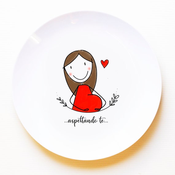 Platos pintados a mano personalizados deals