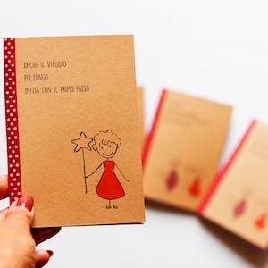 Taccuino quaderno personalizzato idea regalo amica maestre mamma kraft quaderno