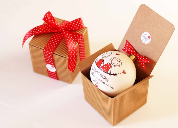 Personalized Christmas ball gift idea for girl, boy, mother