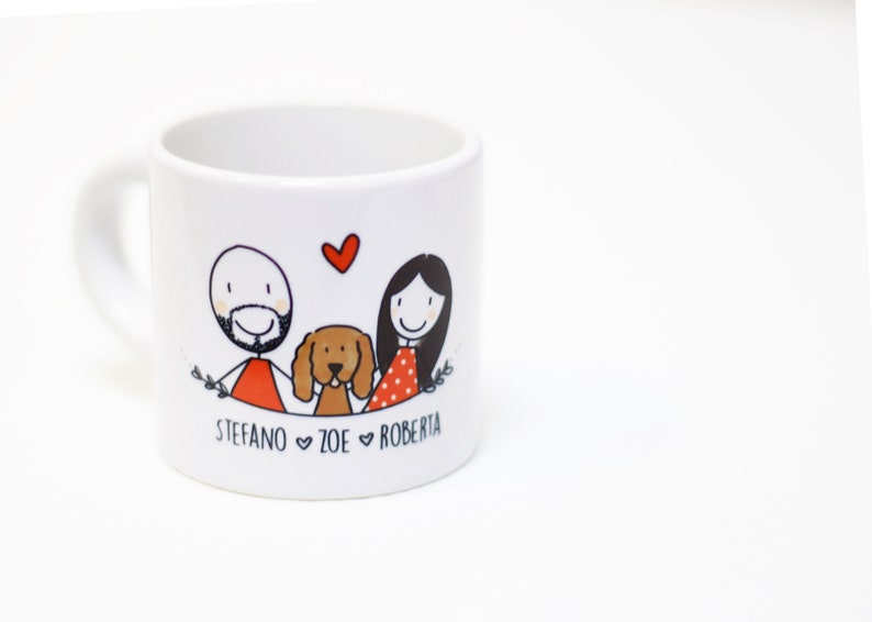 Tazzina da caffè personalizzata ceramica idea regalo originale immagine 3