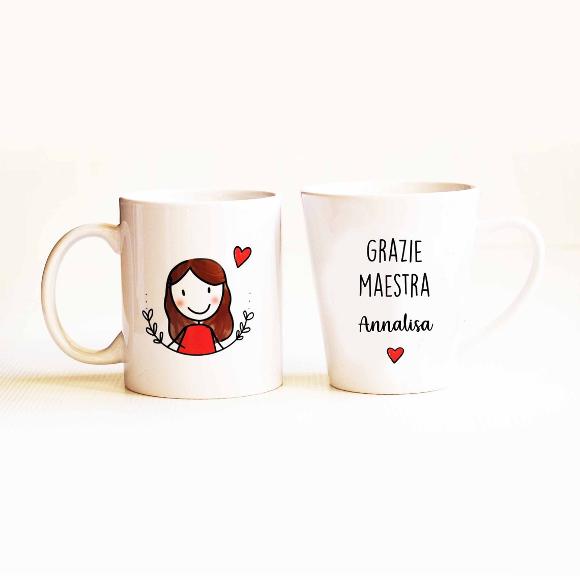 Tazzina Da Caffè Personalizzata Con Messaggio Segreto Per La Maestra Idea Regalo Effetto Sorpresa Insegnante Fine Anno Scolastico