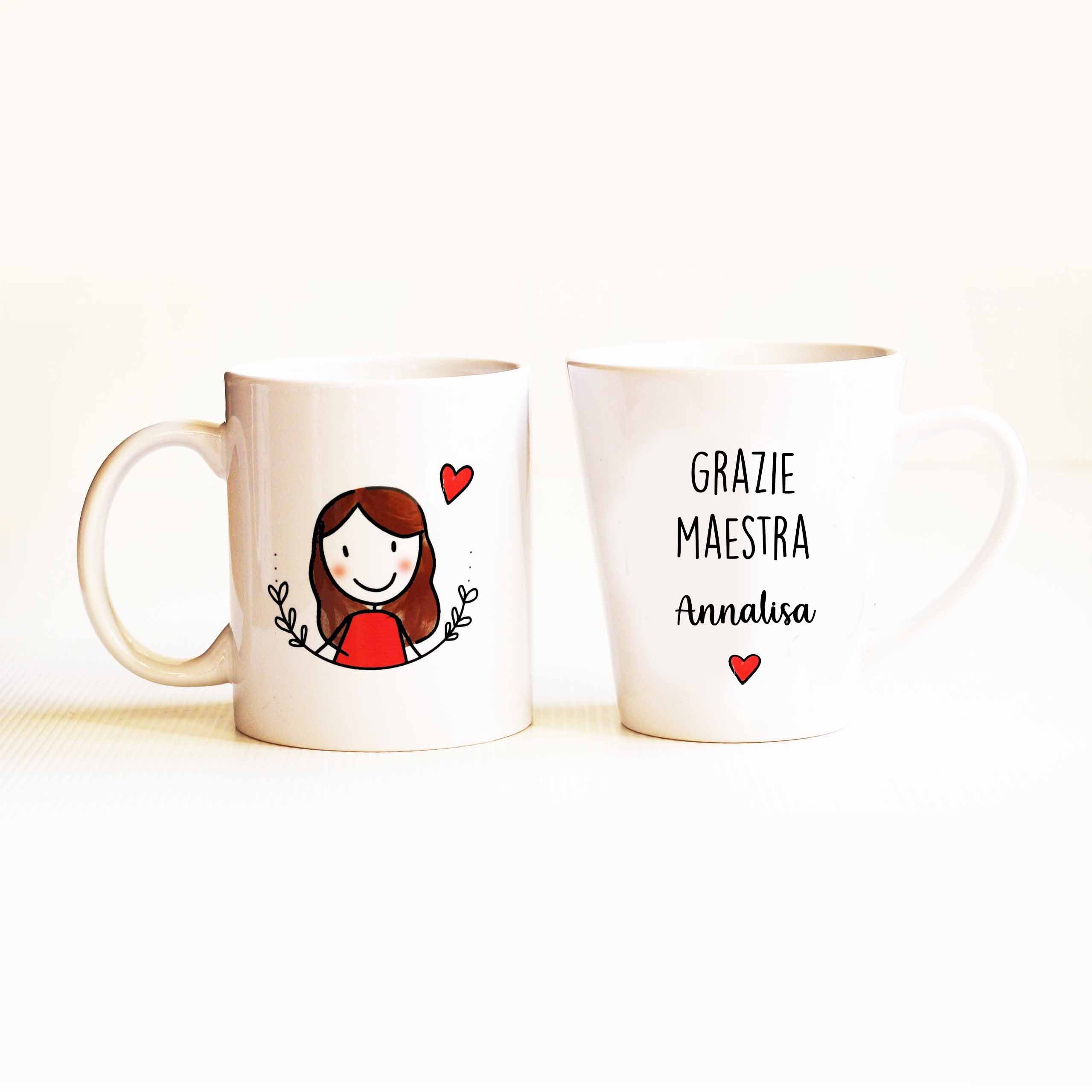  Taza de café personalizada para equipo de profesores de niños,  niñas, estudiantes, moño, profesor, tipografía, motivación, con nombre,  regalos para profesores, taza de cerámica novedosa de 11 y 15 onzas para