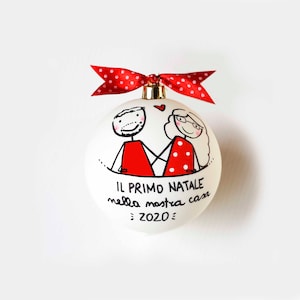 Pallina Natale personalizzata idea regalo bambina bambino mamma