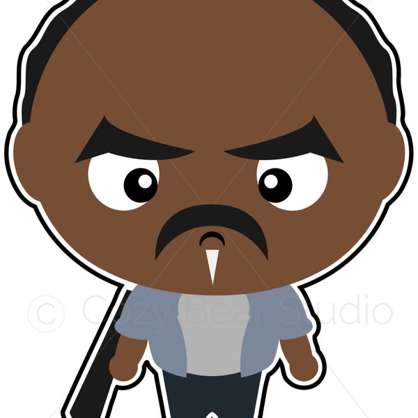 Supernatural Clipart - Rufus - Cute Funko Pop, Steven Williams, Instant Download, Invitation, Clipart, Birthday, Printable, Avatar, Hi Res