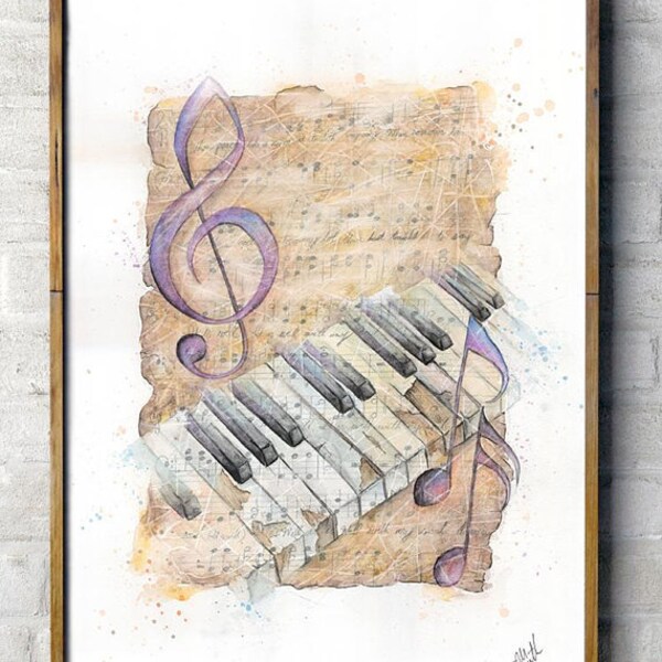 Sheet Music Art - Etsy