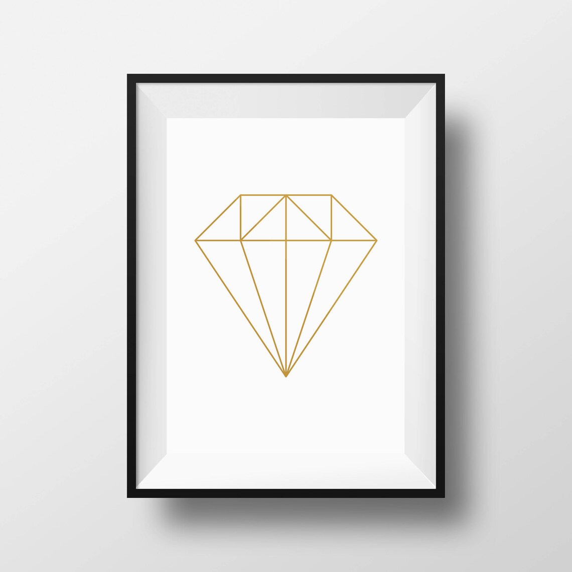 gold-diamond-printable-geometric-printable-diamond-print-etsy