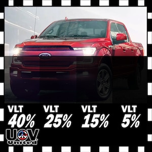 Custom Uncut Window Tint Film Roll Vlt 5 15 25 40 Etsy
