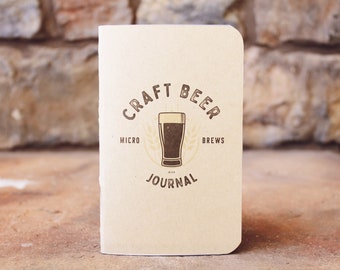 CRAFT BEER Journal Log Book by JOT. Books -- Beer Journal, Beer Tasting, Micro Brew -- Pocket Notebook