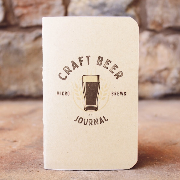 CRAFT BEER Journal Log Book by JOT. Books -- Beer Journal, Beer Tasting, Micro Brew -- Pocket Notebook