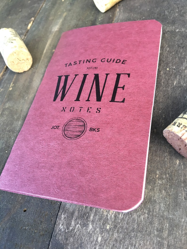 Wine Journal Wine Tasting Guide Wine Notes Etsy