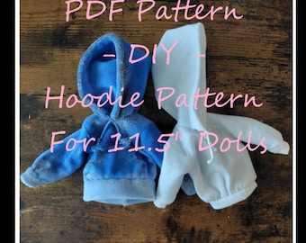 Pattern for 11.5&quot; dolls - Monster High, Ever After High, Rainbow High - for female and male dolls