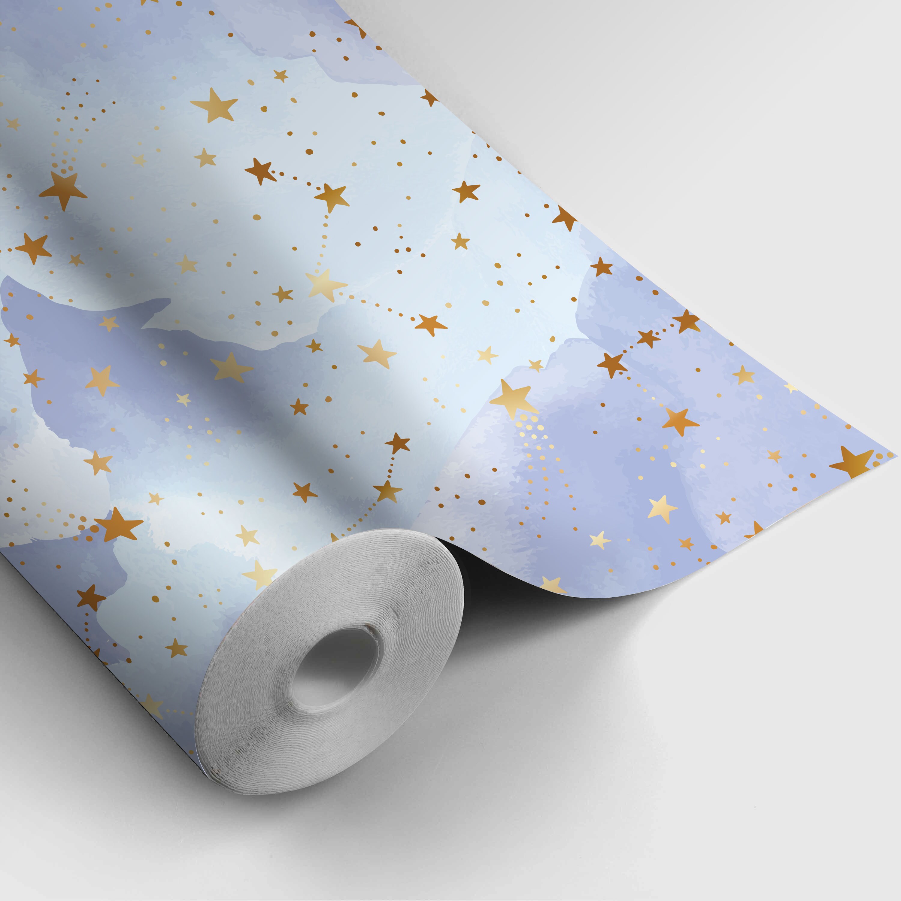 Papier Peint Autocollant 3D Fille Et Chat – Modèle H292 – Amovible Et Réutilisable – Marque Sinsin – Neuf