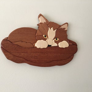 Cat Intarsia