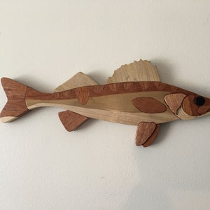 Fish Walleye Intarsia