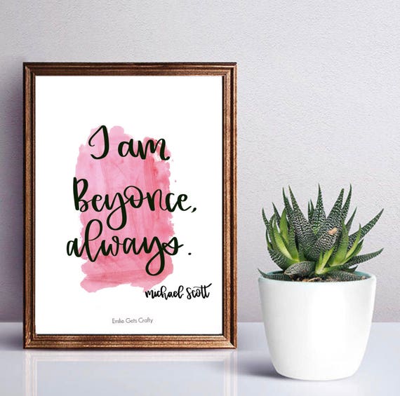 The Office Tv Show Michael Scott Digital Download Print Etsy