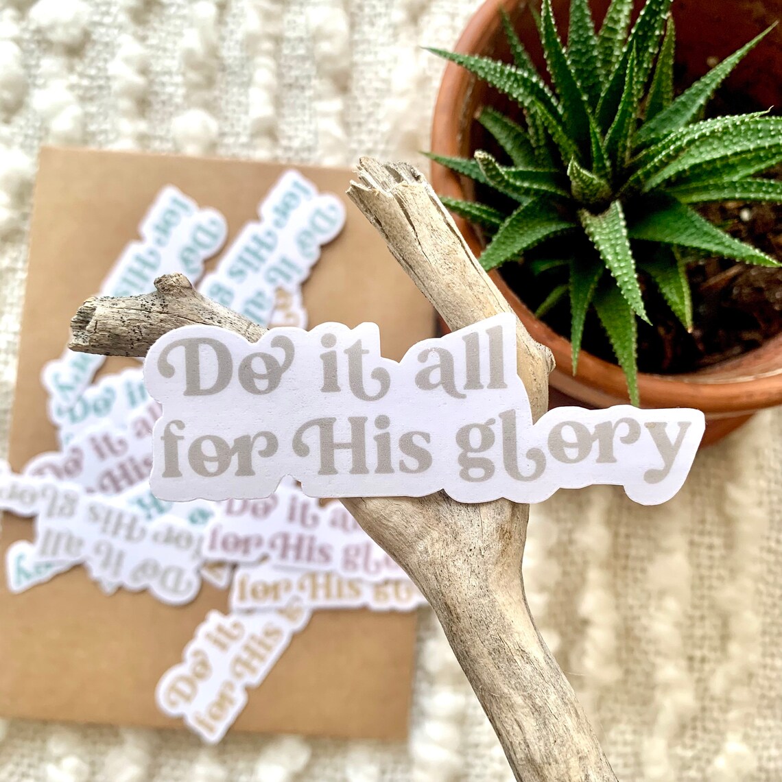 Faith Stickers Christian Stickers Bible Verse Stickers Boho Etsy