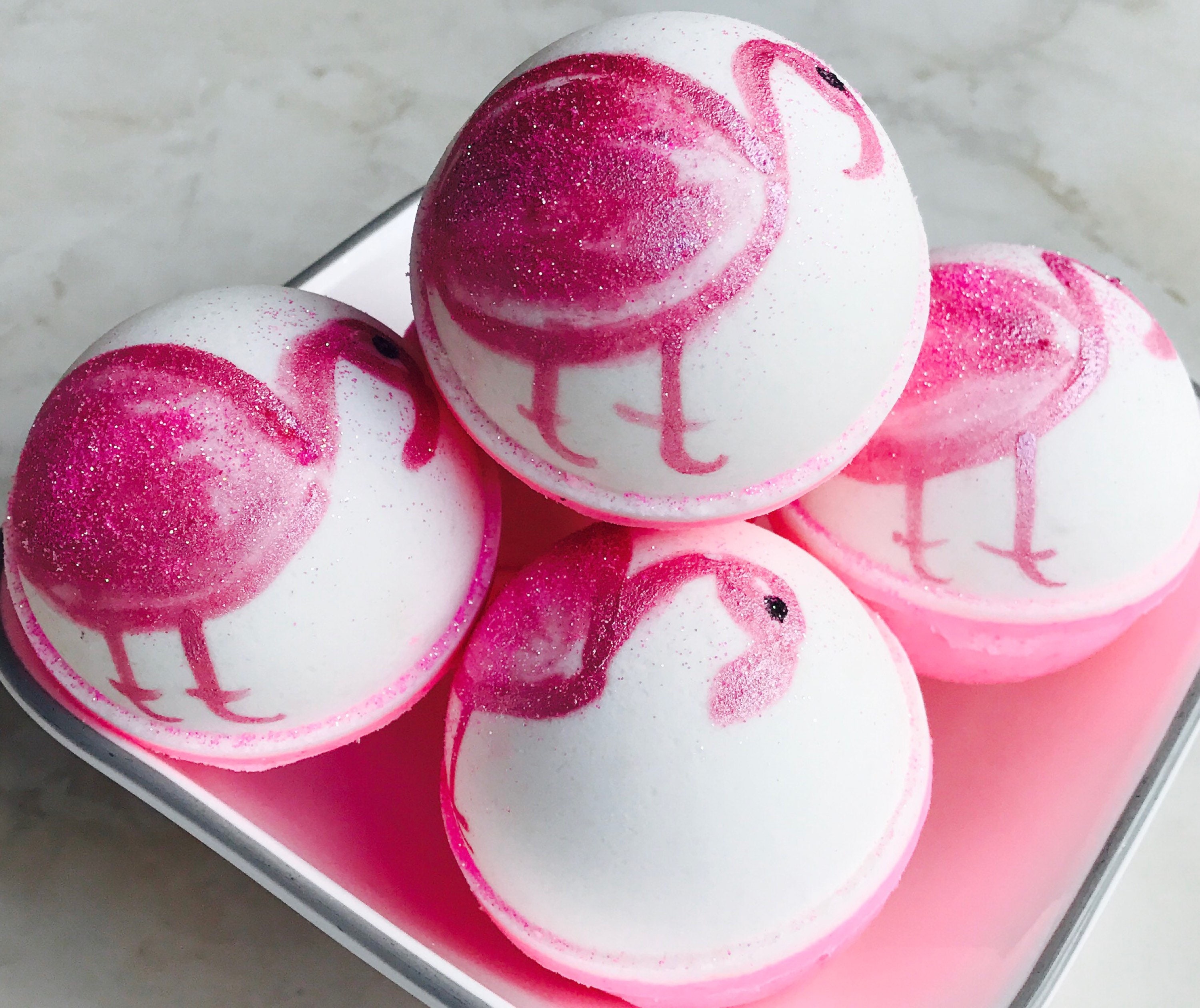 Flamingo bath bomb wholesale bath bomb pink bath bomb Etsy