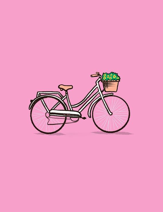 Cute pink best sale bike