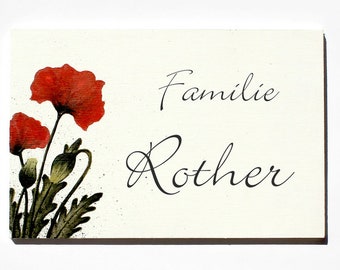 Hochzeitsgeschenk für das Brautpaar | Türschild Familie | Geschenk Hochzeit personalisiert | Hochzeitstag | Braut | Bräutigam | Trauung