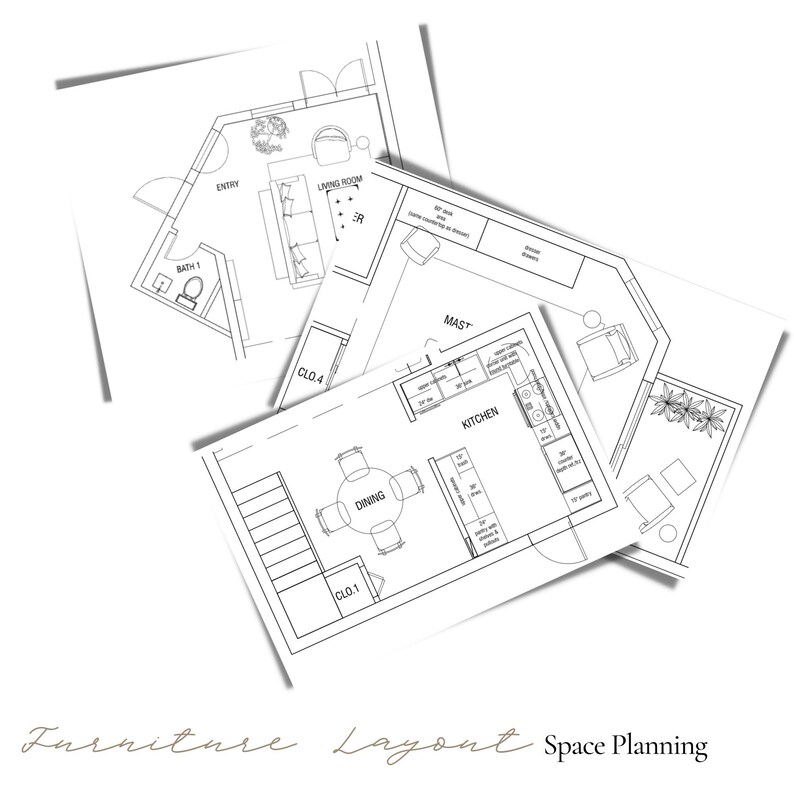 Interior Design Service Design Concept Space Layout Furniture Selection Color & Materials