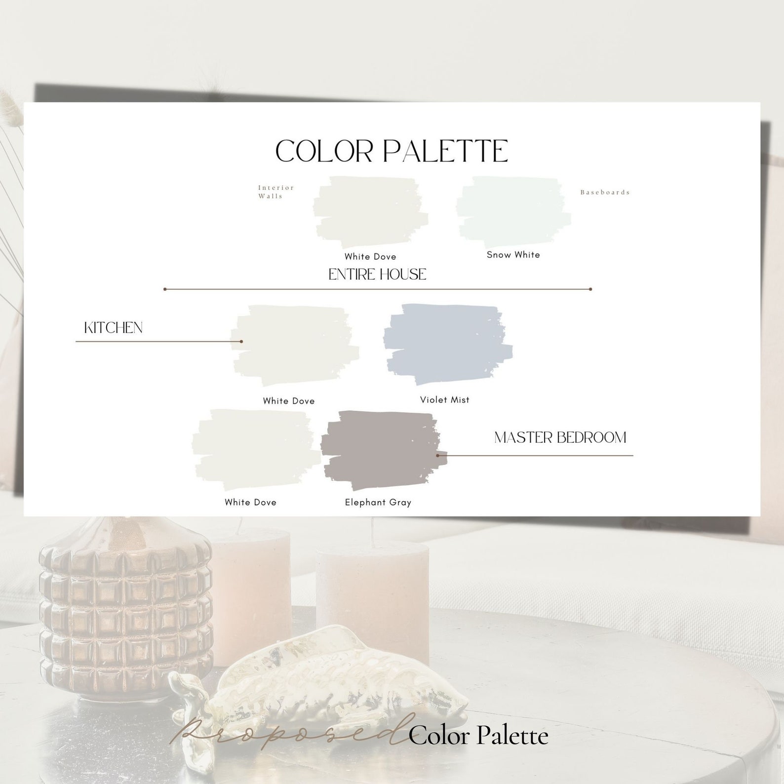 Interior Design | Color Palette | Wall Paint Colors | Accent Walls ...
