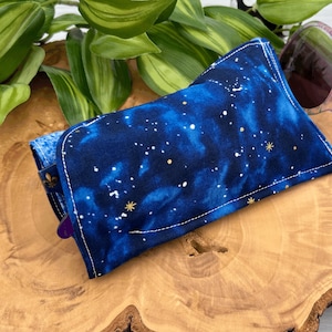 Northern lights Double Glasses holder holds two pair of glasses, glasses case, eyewear organizer, gift for dad