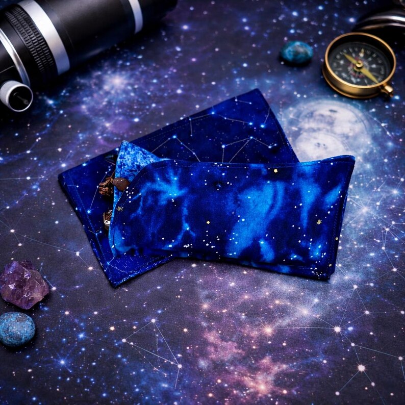 Estuche para gafas de sol Zodiac, porta gafas doble de tela suave, estuche para teléfono celular, estuche para gafas de seguridad, estuche para identificación imagen 2
