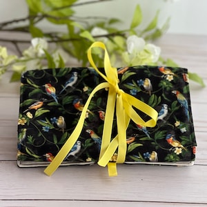 Portagioielli da viaggio, organizer da viaggio per gioielli, portagioielli, regalo per addio al nubilato, regalo fatto a mano, regalo per amanti degli uccelli