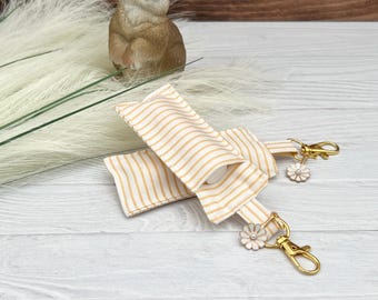 Chapstick holder fall bag charm, lip balm keychain