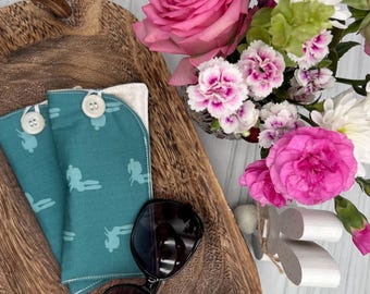 Glasses case eyeglasses holder fabric soft sunglasses pouch eye wear reading  glasses sleeve