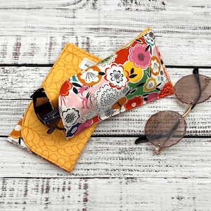 Double porte-lunettes Etui à lunettes souple Etui à lunettes de soleil Etui à lunettes de lecture Etui à lunettes à double compartiment pour deux paires