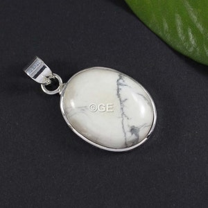 Dendritic agate pendant, handmade pendant set in 925 sterling silver, Natural Dendrite Agate Pendant, Dendritic agate Jewelry, Gift For Her