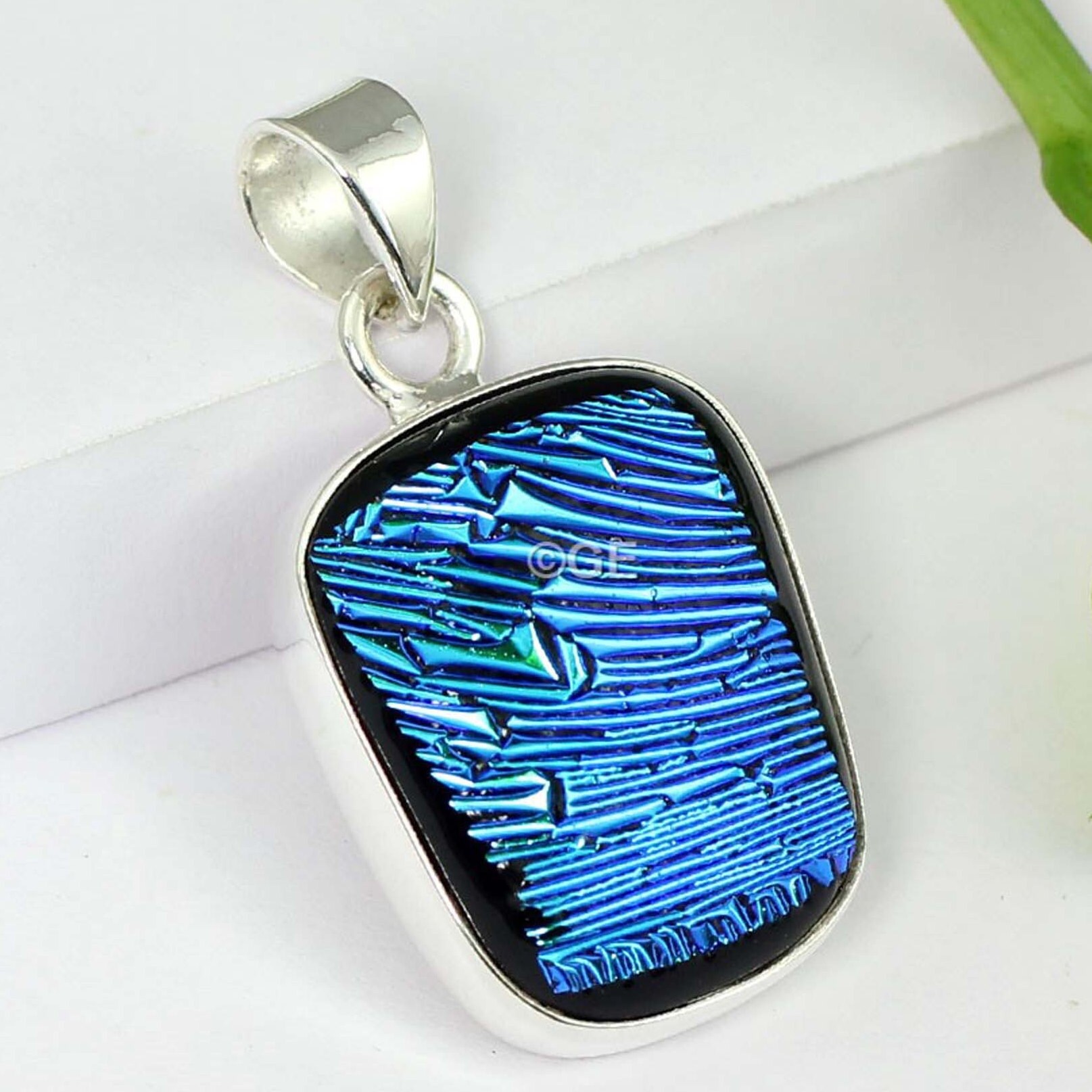 天然ブラックドゥルージー925シルバーペアペンダント - Etsy 日本