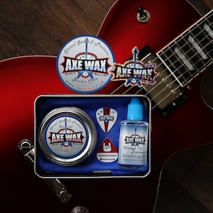 Guitar Care Kit, Guitar Wax, Guitar Cleaner, Christmas Gift, Guitar Gift, Vegan