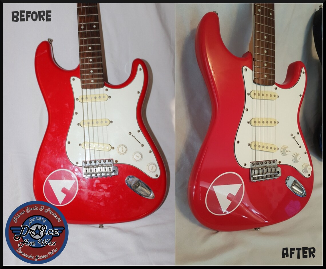 Guitar Polish / Axe Wax / Guitar Care / Vegan Etsy