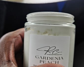 Gardenia Peach Shea Butter Body Lotion – Limited Micro-Batch