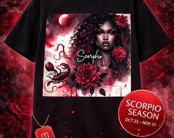 蠍座Tシャツ | 情熱的で魅力的、そして臆することなく蠍座を表現