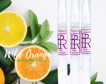 Wild Orange Cuticle Oil Pens: Hydrating Nail Care (4-Pack)