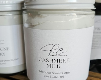 Shea Butter - Cashmere Milk Scented: Ultra-Whipped Vegan Body Moisturizer